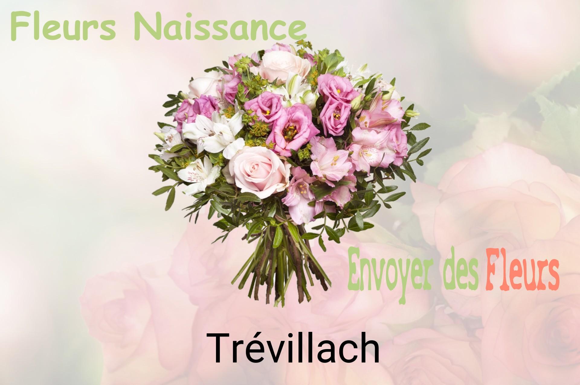 Bouquet de fleurs de naissance livré à Trévillach